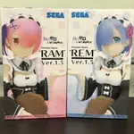 日版 SEGA PM RE:從零開始的異世界生活  雷姆 拉姆 女僕裝 景品 全新未拆