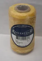 Real Leather Craft Lace Artificial Flat Sinew Waxed 8oz Roll BS108 Silver Creek
