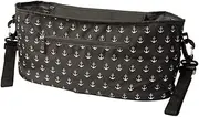 luxdag Pram Buggy Organiser with Zip (Choice of Colour and Motif) - Pram Bag for Hanging - Baby Accessories