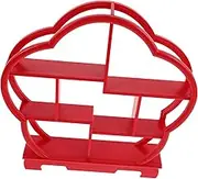 TOPPERFUN Dessert Stand Display Rack Cake Display Stand Display Stand Dessert Trays Plastic Red