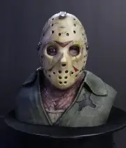 Jason Vorhees Bust 1 Of 1 Hand Painted By DXD Minis Friday The 13th Part 3