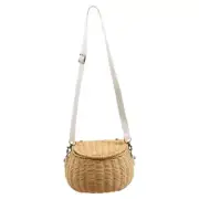 Tricycle Scooter Supplies Handmade Rattan Weaving Wicker Basket Kids Bikes