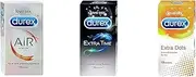 Condom Combo 10 X 3: Ultra Thin + Extra Time + Extra Dots