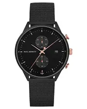 Paul Hewitt Black Sunray 42mm Mesh Strap Men's Designer Watch