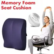 Memory Foam Lumber Seat Cushion Lower Waist Car Back Pain Support Chair Pillow