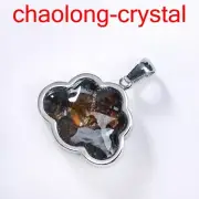 31.8Ct Pallasite Meteorite Pendant Brenham Meteorite Necklace --E9