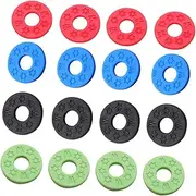 FUTUREORYY Guitar Strap Protector Non-skid Bass Belt Lock Silicone Buckle for Guitar Strap Locks 16pcs Set