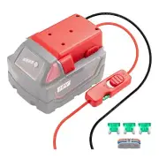 2-Pack Power Wheels Milwaukee 18V Battery Conversion Kit for DIY RC Car Robotics