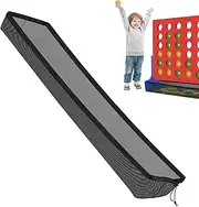 Giant 4-in-A-Row - Giant 4 in A Row Game with Storage Carry Bag | 4 in A Row Connect Game Carrying Duffle Bag | Board Game Accessories Storage Pouch for Boys Girls Kids Adults