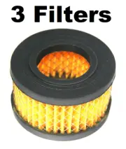 E100435 Air Compressor Filter Element Porter Cable - GENUINE 3 PACK