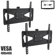 2x Ceiling TV Mount Bracket Tilt 32 36 37 40 42 46 47 50 55" Screen LED LCD VESA