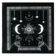 1pcs 19.3*19.3inch New Tarot Oracle Card Tablecloth Divination Tablecloth C