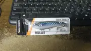 Bomber crankbait, "mullet", 5/8 oz, BSWM7341, free shipping
