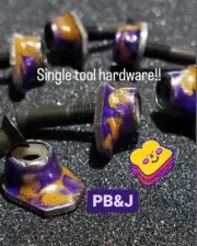 PB&J - High Tech truck nut Set - skateboard hardware - skate hardware