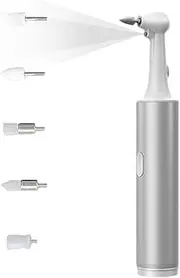 Electric Tooth Polisher,Ultrasonic Tooth Cleaning, Calculus Remover Cleaning Tool, Usb Rechargeable With 800mah Battery, 5 Brush Heads Included, Led Light For Full Clean, Ideal For Women, Men, Pets