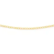 9ct 25cm Solid Curb Anklet