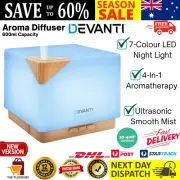 Devanti Ultrasonic Aroma Aromatherapy Diffuser Air Humidifier Essential Oils AU
