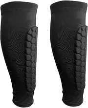 Soccer Shin Guard Sleeves, 2Pcs Soccer Sleeve Socks, Breathable Anti-Slip Shin Guard Sleeves for Men, Women & Young Professionals