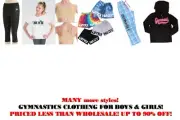 NEW Gymnastics Clothing girls boys teens Priced LESS THAN WHOLESALE! GK + more!
