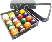Kelly Pool Snooker Billiard Table Balls and Triangle 1 & 7/8 inch