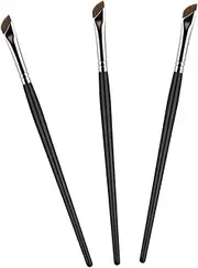Healeved 3pcs Eyebrow Brush Flat Concealer Eye Brush Tools for Effortless Makeup Application Ergonomic Design for Travel Home Use Easy to Clean and Maintain