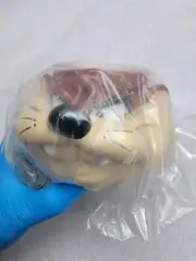 1992 Looney Tunes Hard Plastic Mug KFC Promotion Taz Head Shape