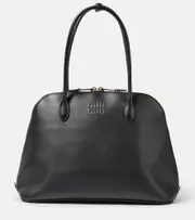[Miu Miu] Miu Miu Softy Small leather shoulder bag One Size black