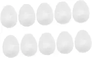 YARNOW 10pcs Fillable Transparent Plastic Eggs for Party Bag Fillers and Candy Treat Boxes Basket Stuffers for Hunt