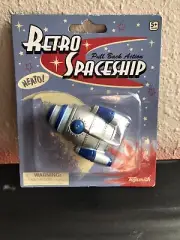 Estate Toysmith Retro Spaceship Pull Back Toy - Neato! Blue/Silver (See Desc.)