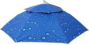 1 PC Hands Free Umbrella UV Umbrella Hat Umbrellas for Rain Clear Top Hat Umbrella Outdoor Hat UV Foldable Sun Hat Rain Umbrella for Adults Handhled Umbrella Cap