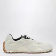 [Bottega Veneta] Orbit Flash sneaker Sea Salt/Black in suede 43 IT White