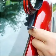 Turcee Cuttable T-Car Sunroof Cover Seal Rubber Trim,Dust Proof&Weather Stripping for Windshield,Tailgate Adhesive Rubber Seal Strip (19mm×16Ft)