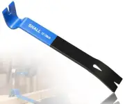 SHALL 15 Flat Pry Bar Heavy-Duty Nail Puller Crowbar High-Carbon Steel Ut