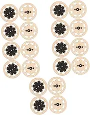 5sets Wooden Toy Car Wheel Set DIY Rc Car Accessories Replacement Tire for Boys and Girls Toys Teenagers Parts Australian Sourced 4pcs*5