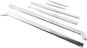 Compatible for Honda CRV 2017 2018 2019 2020 6pcs Car Body Door Side Moulding Strips Trim Cover Sticker Protector Chrome Stainless Steel