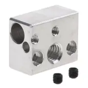 Aluminum Heatblock Heater Block for 3D Printer Ender 3 Hotend Extruder J for