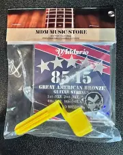 Guitar Accessory Pack, D'Addario Acous Strings, Dunlop String Winder & 6 Classic