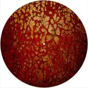 Slipmat Slip Mat Felt for 12" Turntable LP DJ Record Player FLAKY PAINT RED RUST