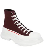 Alexander McQueen Tread Slick Canvas High-Top Sneaker 41 NoColor