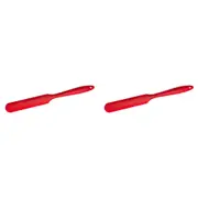2PK Butterie Silicone Spatula Flexible Non-Stick Kitchen Tool 24.1x2.5cm Red
