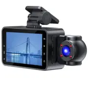 Car Three Lens Dash Cam WiFi HD 1080P DVR Video Recorder Camera Loop Recording