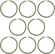 8pcs Elastic Boot Straps, Boot Blousing Straps Blousing Garters with Metal Hooks Boot Shoelaces, Black, US