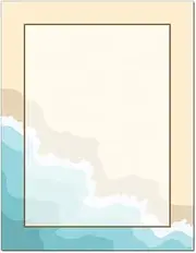 Seashore Letterhead Laser & Inkjet Printer Paper (25 Sheets)