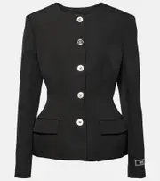 [Versace] Versace Medusa '95 virgin wool blazer AU 16 black