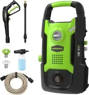 Compact Electric Pressure Washer (CSA Certified, Lightweight, 20 FT Tangle-Free