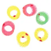 6 Pcs Toys Cat Spiral Springs Spring-coil Large