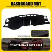 Black Car Dashboard Dash Mat DashMat Cover Sun Pad FOR Toyota RAV4 2019-2024 FZ (for: Toyota)