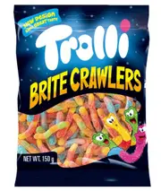 Trolli Brite Crawlers Gummy Candy - 150g