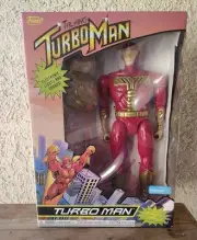 Funko TALKING TURBO MAN JINGLE ALL THE WAY Lights Sounds POSEABLE FIGURE NEW NIB