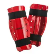 Century Martial Arts Sparring Shin Guards Pads Red Size Adult Small